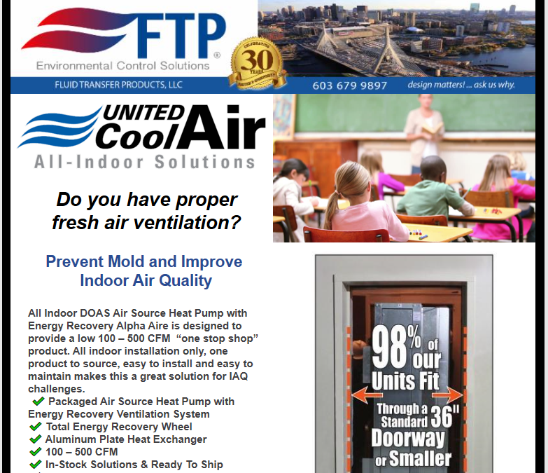 Do you have proper fresh air ventilation? United Cool Air